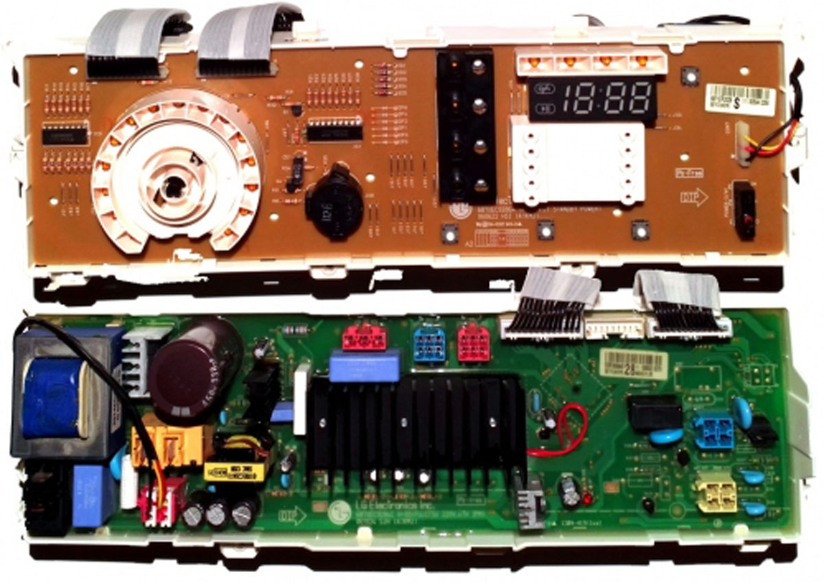 Электронный модуль управления Стиральной Машины LG EBR35664528+6871ER2028S